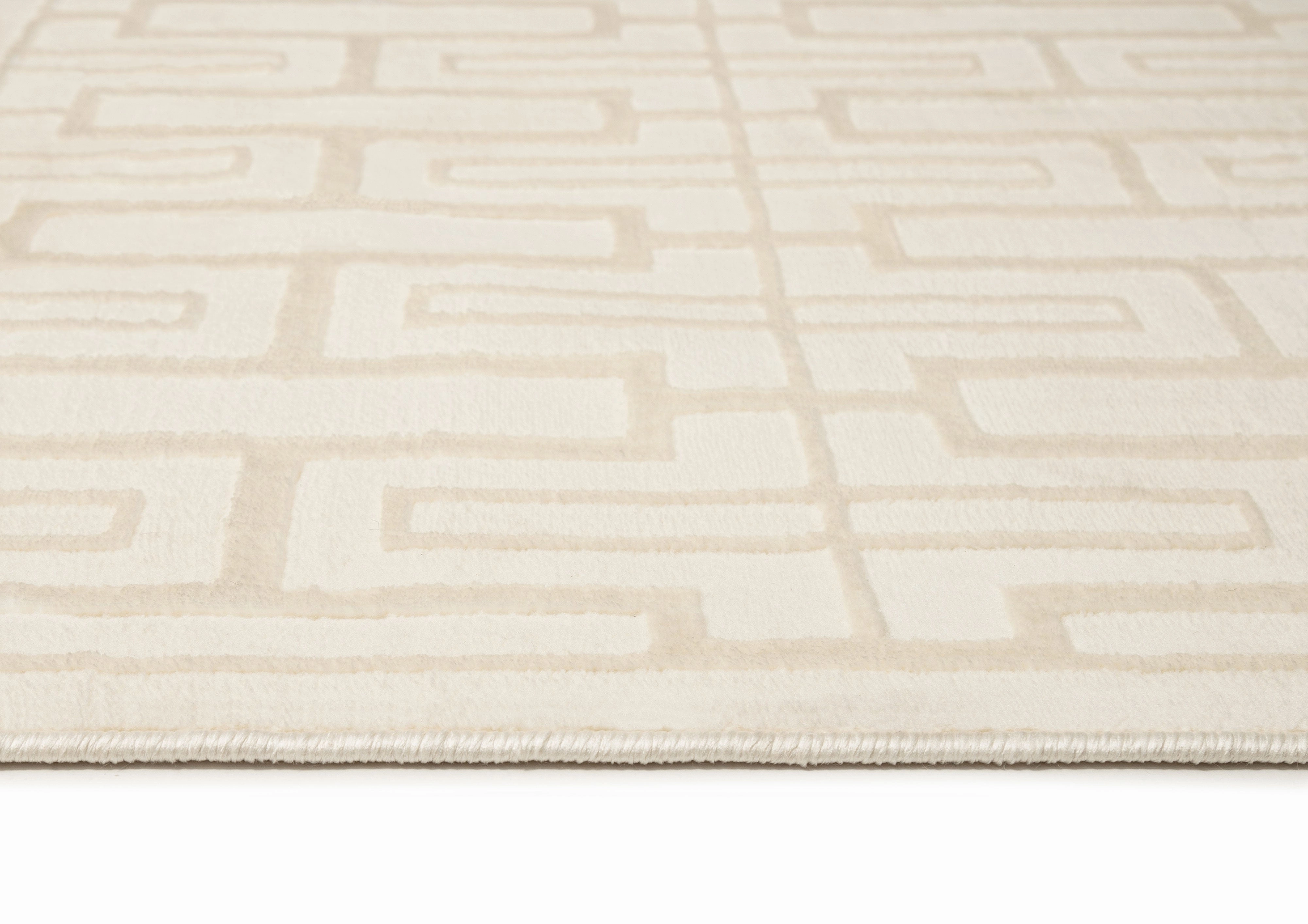 Tindouf Textured Neutral Washable Rug