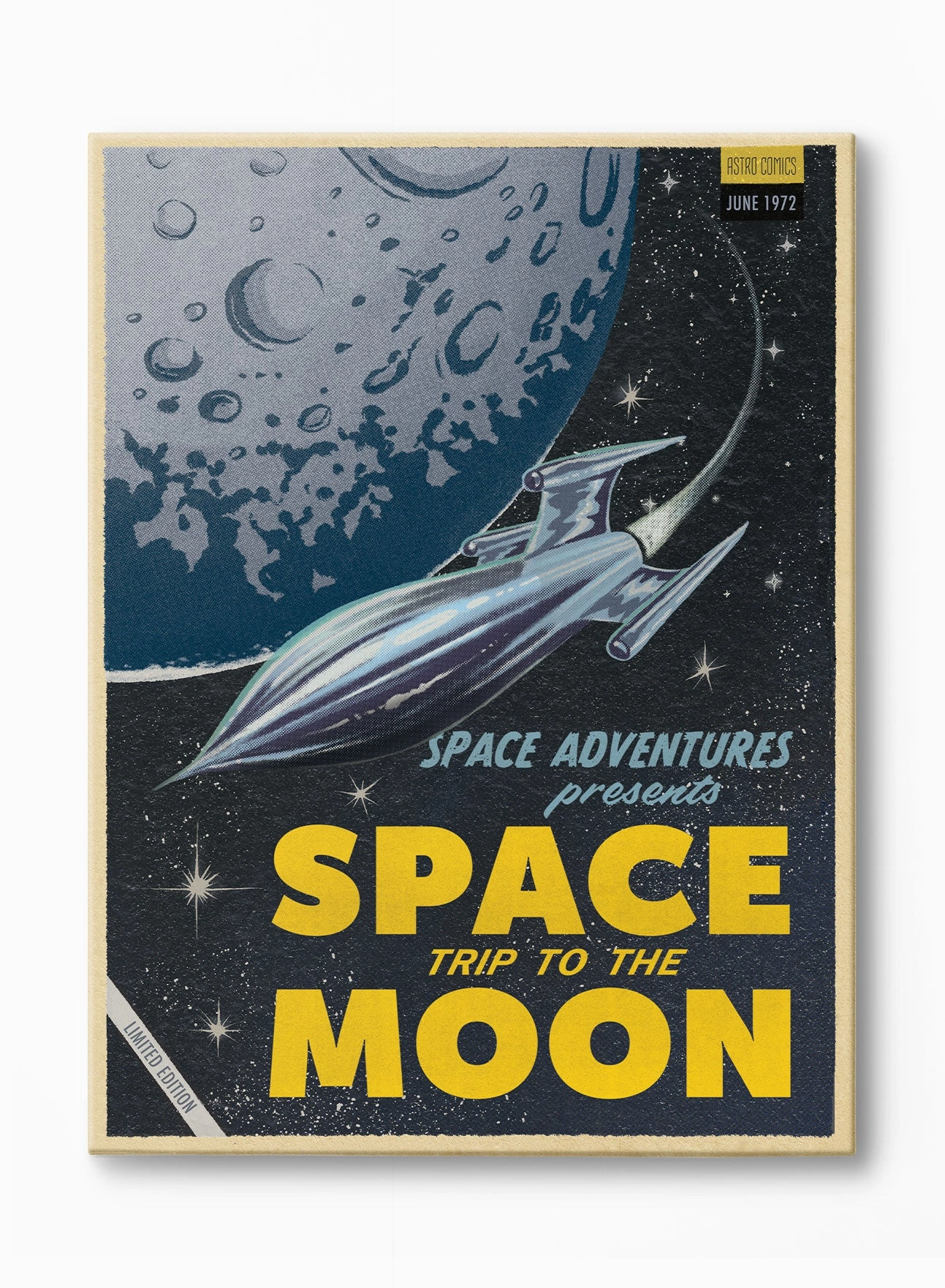 To the Moon, Canvasindoor decorative canvas print