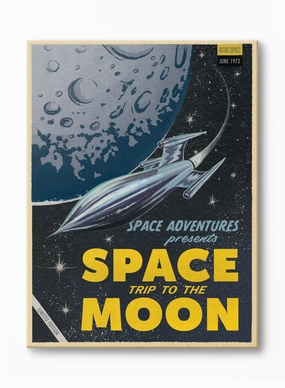 To the Moon, Canvasindoor decorative canvas print