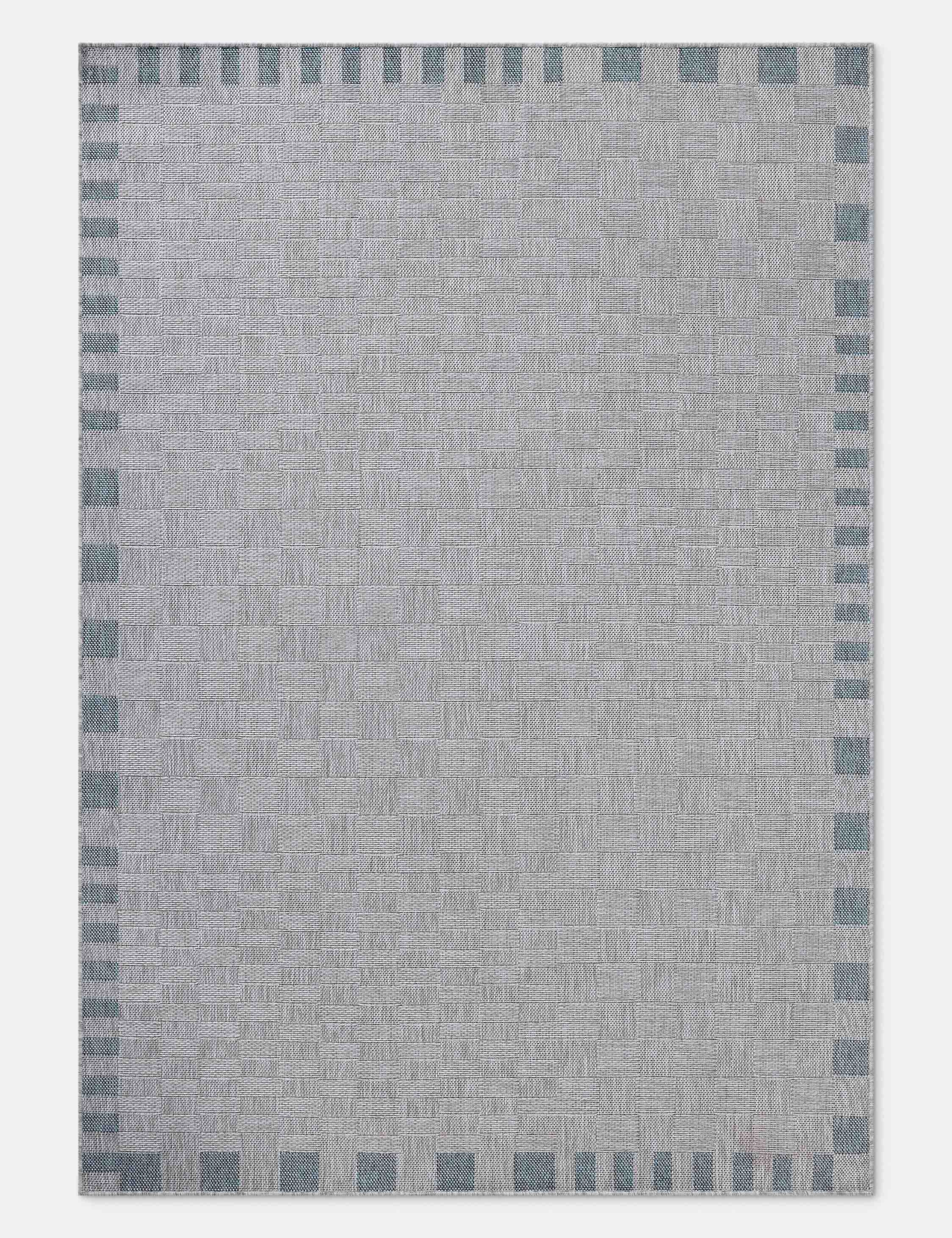 Topanga IV Indoor / Outdoor Rug by Amber Lewis x Loloimodern color block patchwork rug