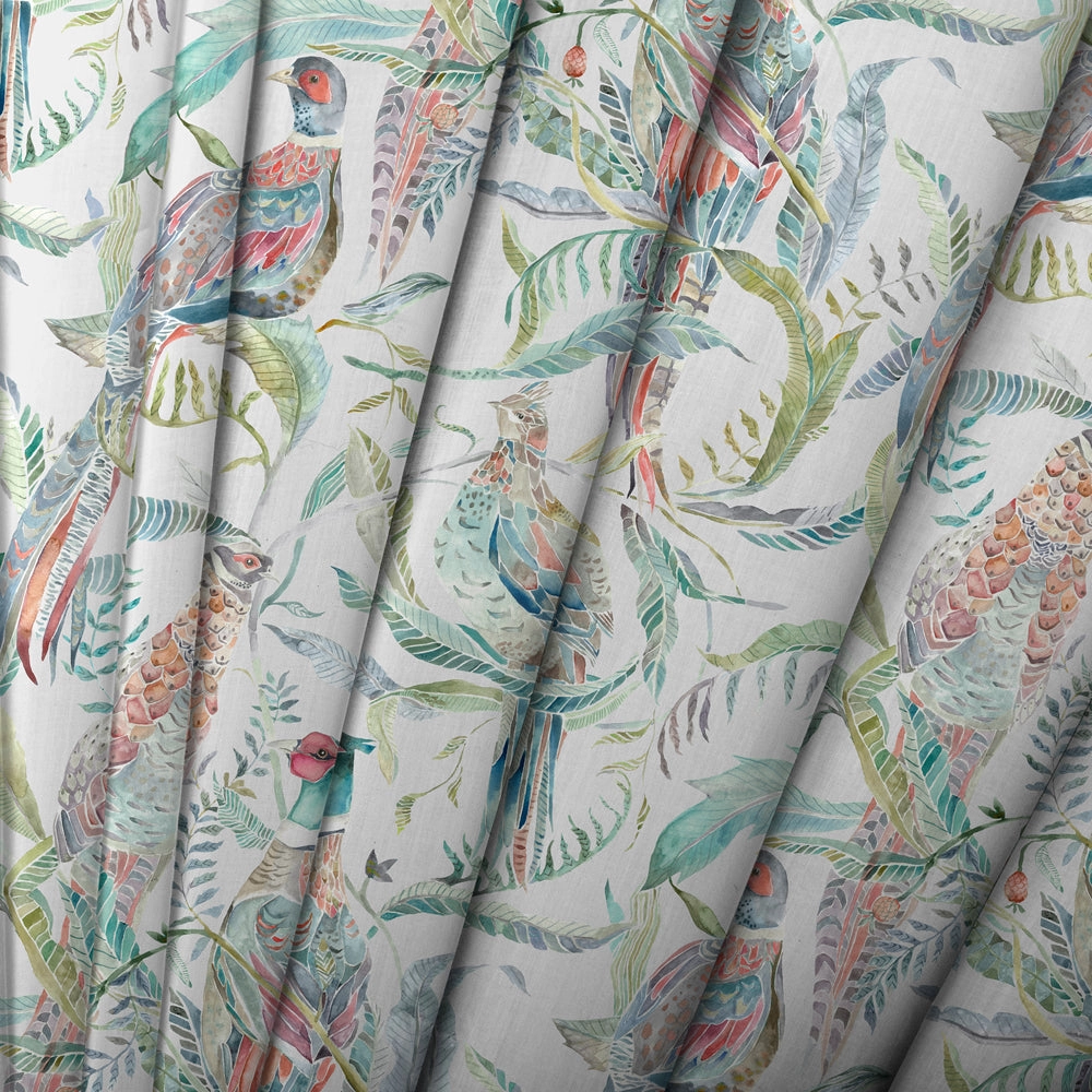 Torrington Printed Velvet Made to Measure Roman Blinds Strawberry