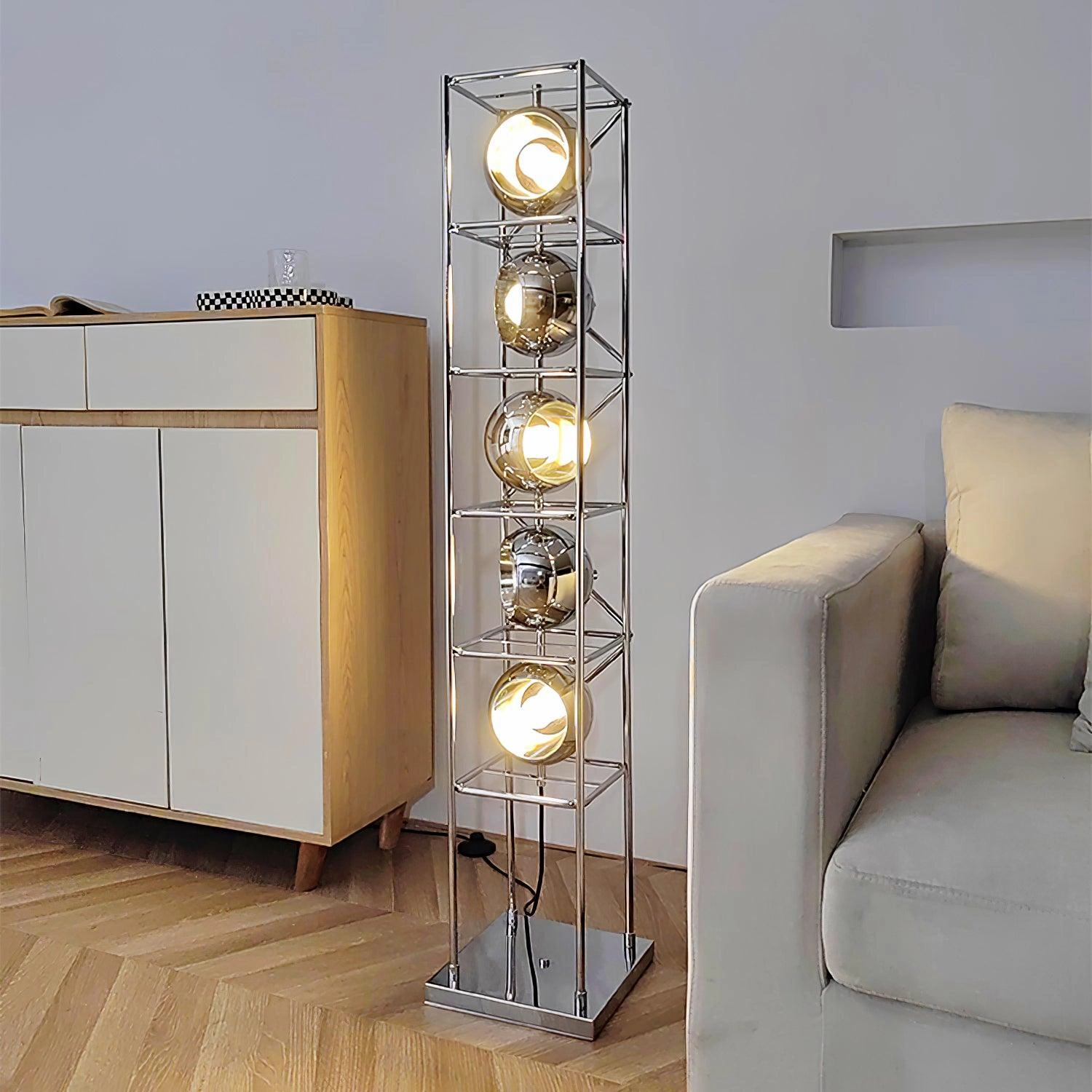 Tower of Spheres Floor Lamp