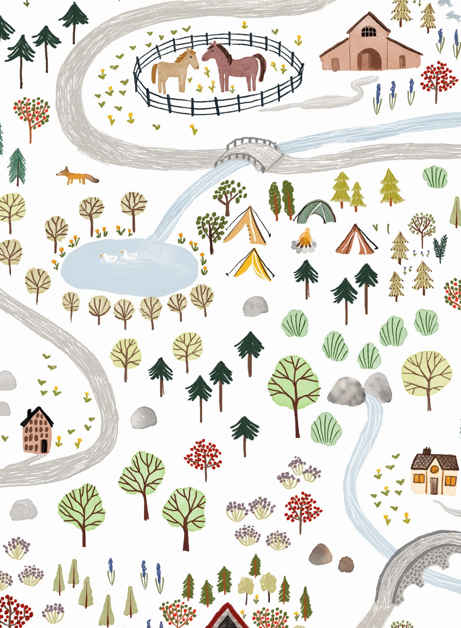 Trailing Along, Wallpapernordic minimalist wallpaper