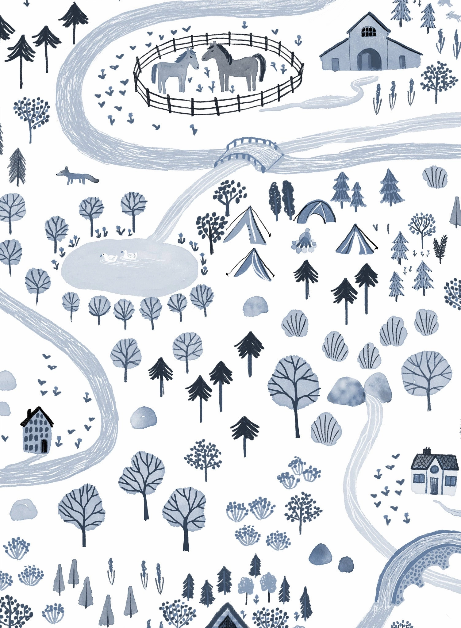 Trailing Along, Wallpaper
