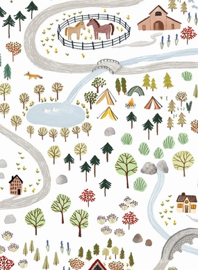Trailing Along, Wallpapernordic minimalist wallpaper