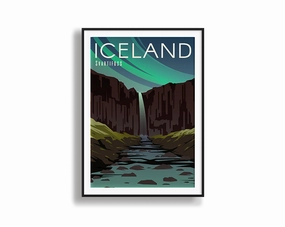 Travel Series - Icelandnordic style wall decor