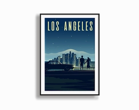 Travel Series - Los Angelesnordic style wall decor