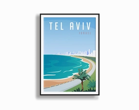 Travel Series - Tel Avivnordic style wall decor