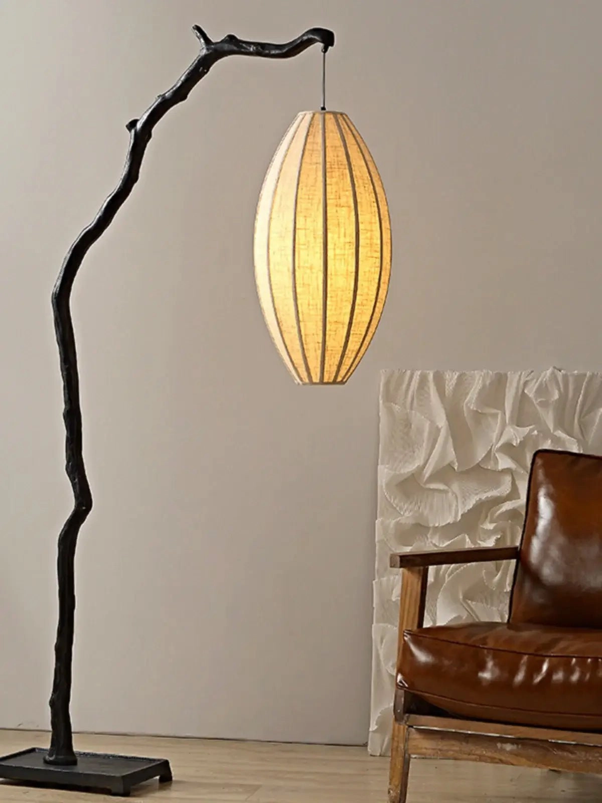Tree Lantern Sculpture Floor Lamp