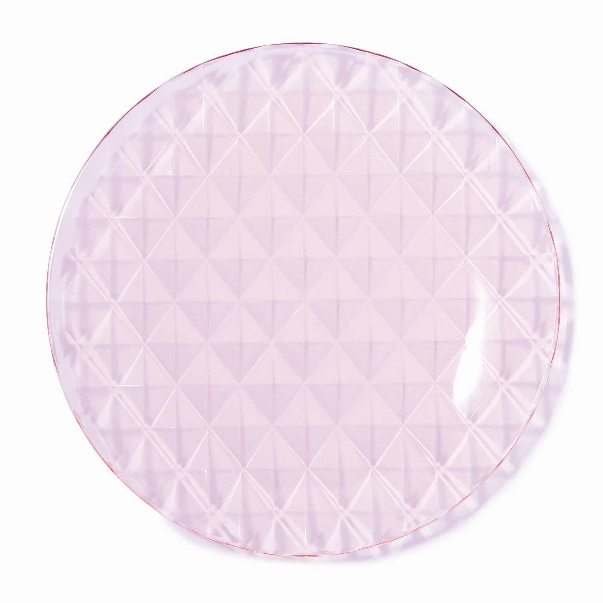 Tria Plate Light Pinkhand-painted ceramic bowl