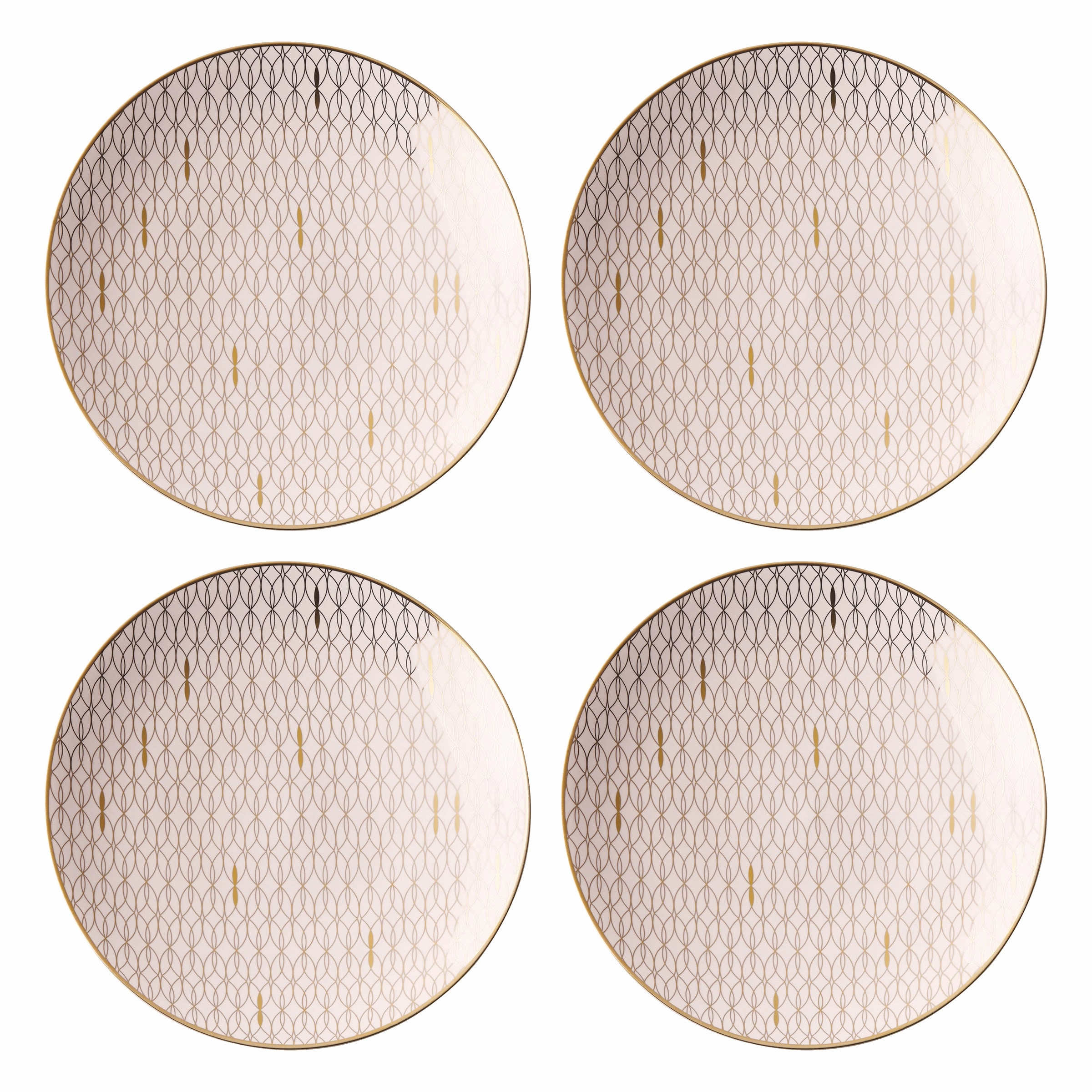 Trianna Salad Plates - Set of 4modern kitchen decor ,kitchen dinner set ,dinnerware 