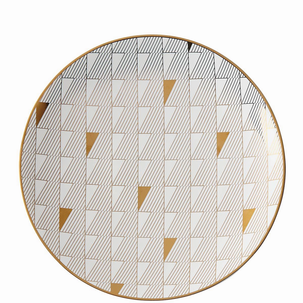 Trianna White Gold Salad Plate