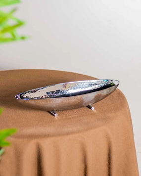 Tribal Boat Shape Steel Serving Platter - 18"modern kitchen decor ,kitchen dinner set ,dinnerware 