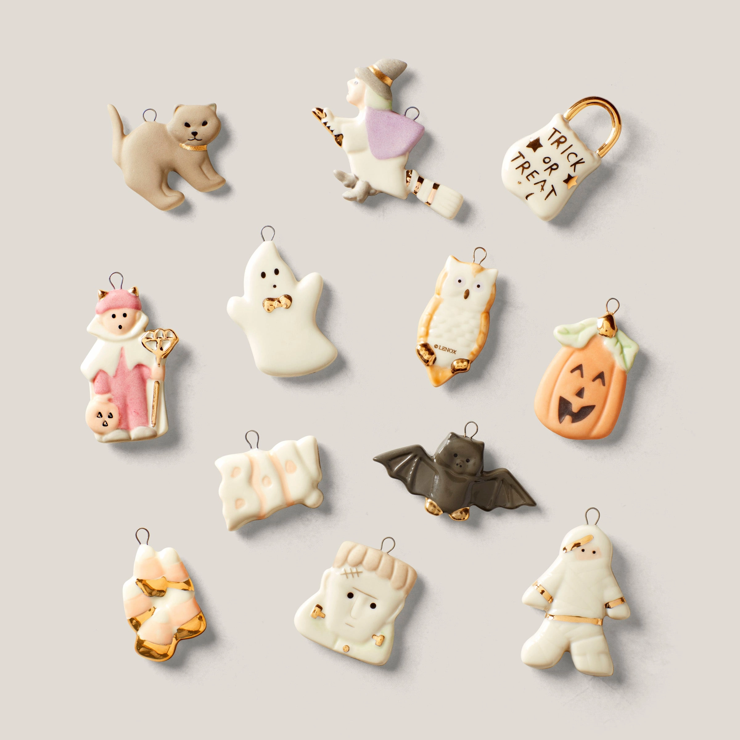 Trick or Treat 12-Piece Ornament Sethome decorative items