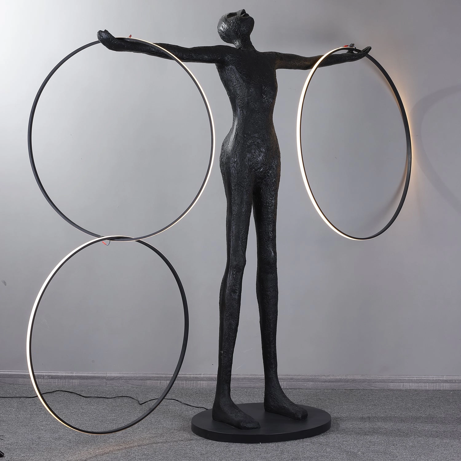 Trinity Life Sculpture Floor Lamp