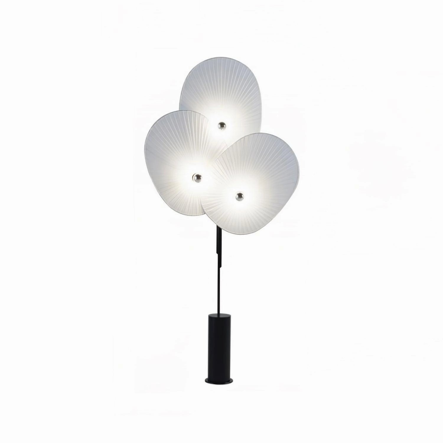 Triple Floral Floor Lamp