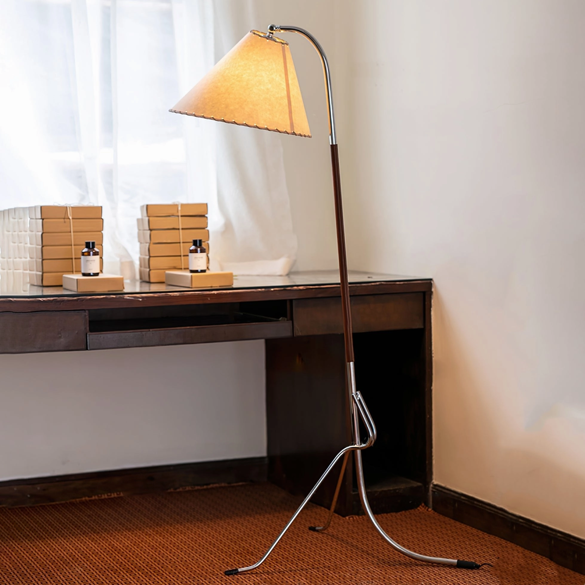 Tripod Arc Floor Lamp