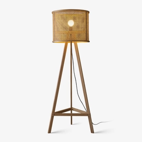 Tripod Wooden Rattan Floor Lampmodern floor lamp,floor lamp for bedroom 