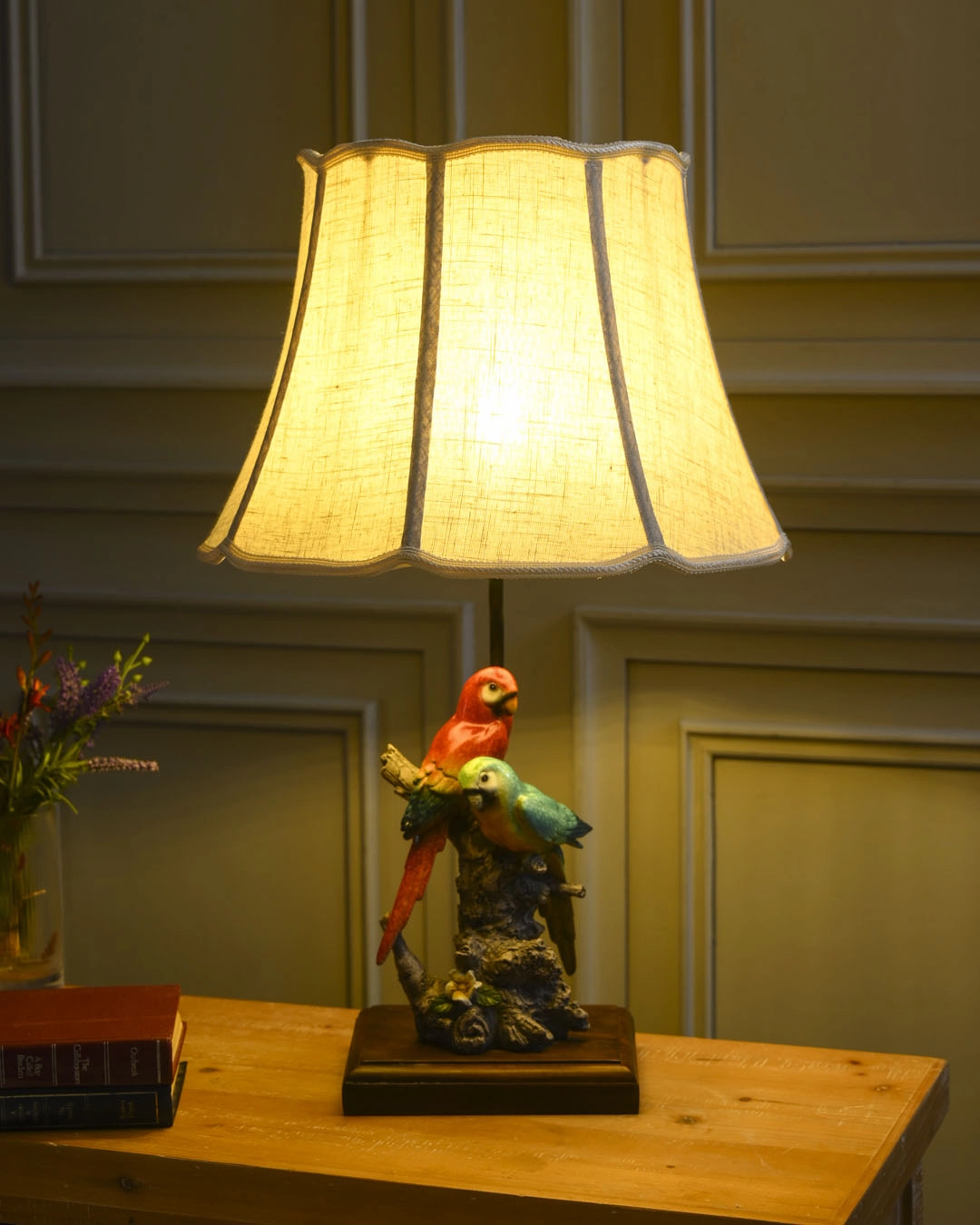 Tropical Birds Table Lamp