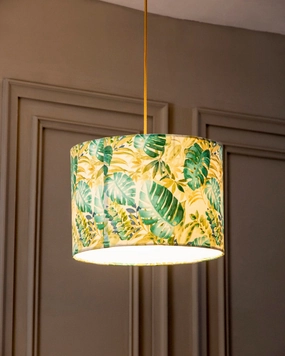 Tropical Leaf Round Shade Pendant Lightmodern wall lamp,smart wall lamp