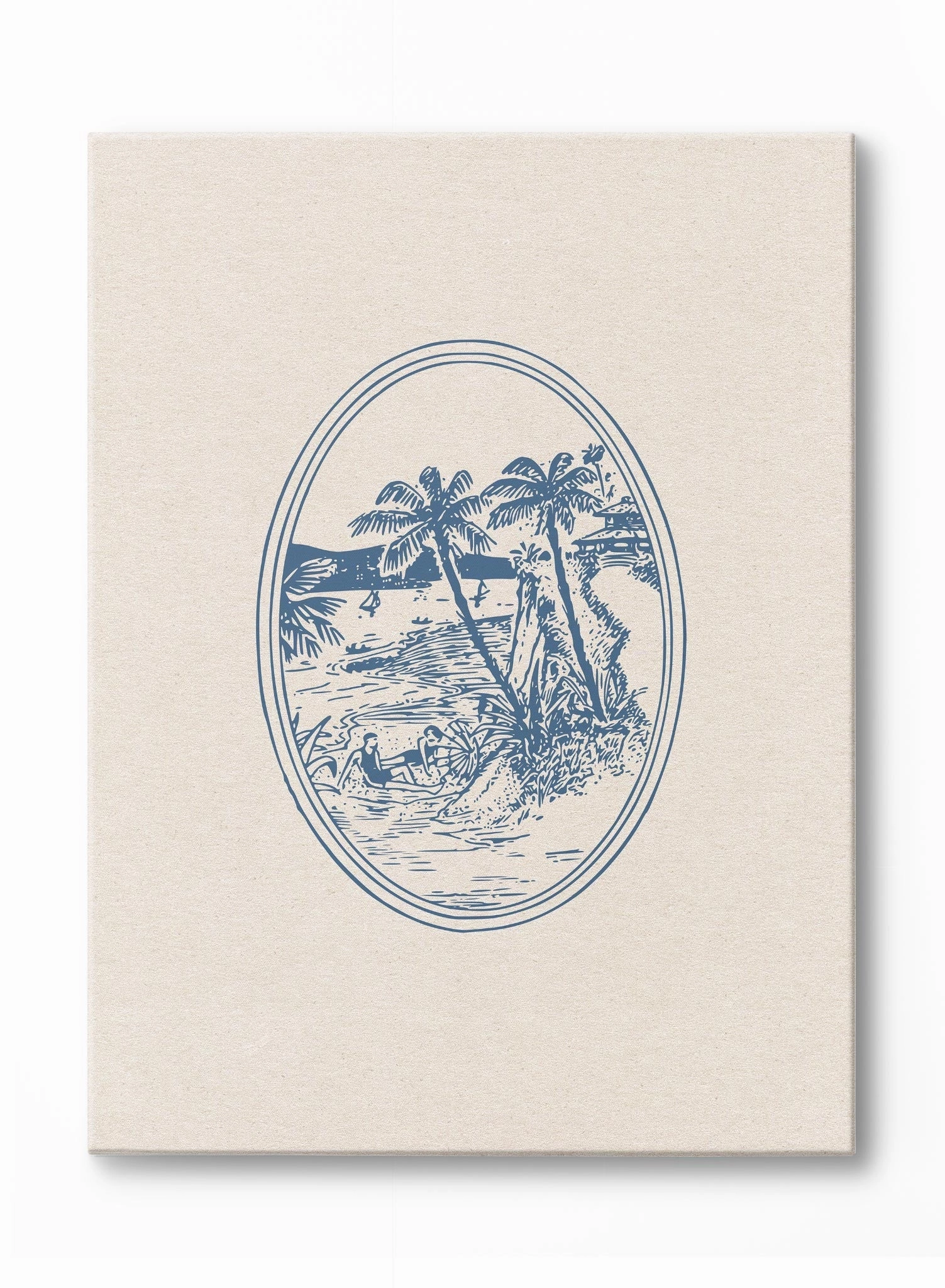 Tropical Vignette, Canvasindoor decorative canvas print