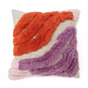 Tuft Drawing Cushion Cover 450 X 450 Multibedding sets ,throw blankets 
