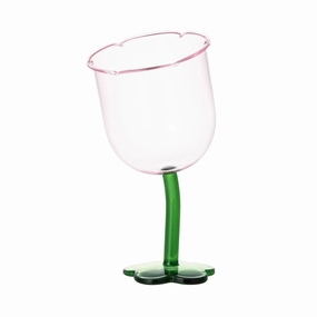 Tulip Glass Pinkglass cups ,personalized mugs 