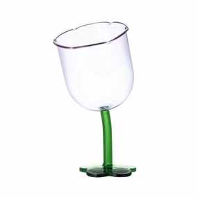 Tulip Grass Purpleglass cups ,personalized mugs 