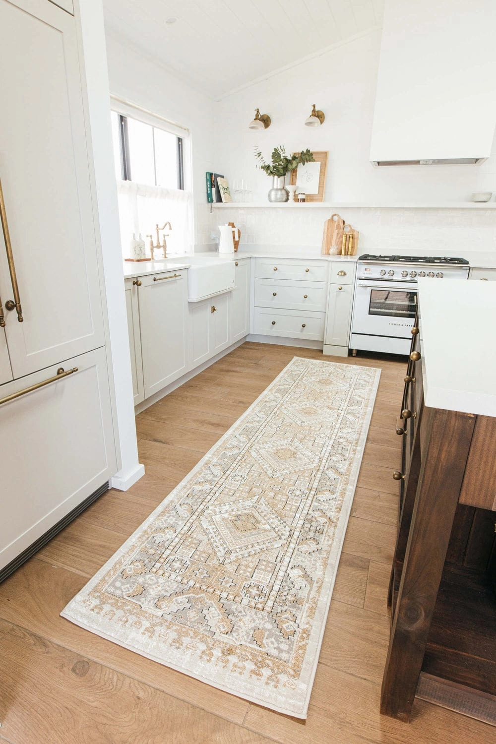 Tupelo Beige And Grey Tribal Medallion Runner Rug