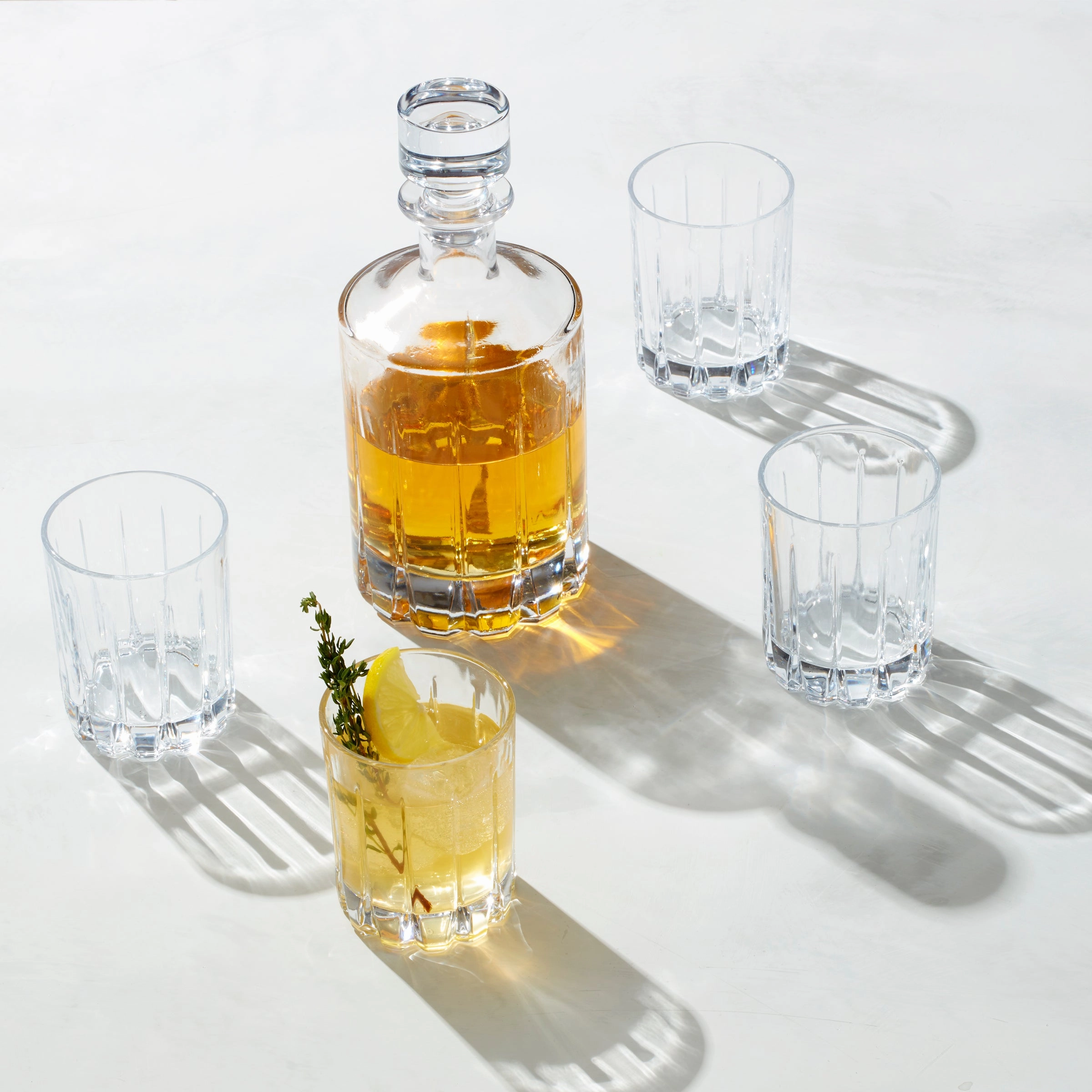 Tuscany Classics Radcliff 5 pc Whiskey Setglass cups ,personalized mugs 