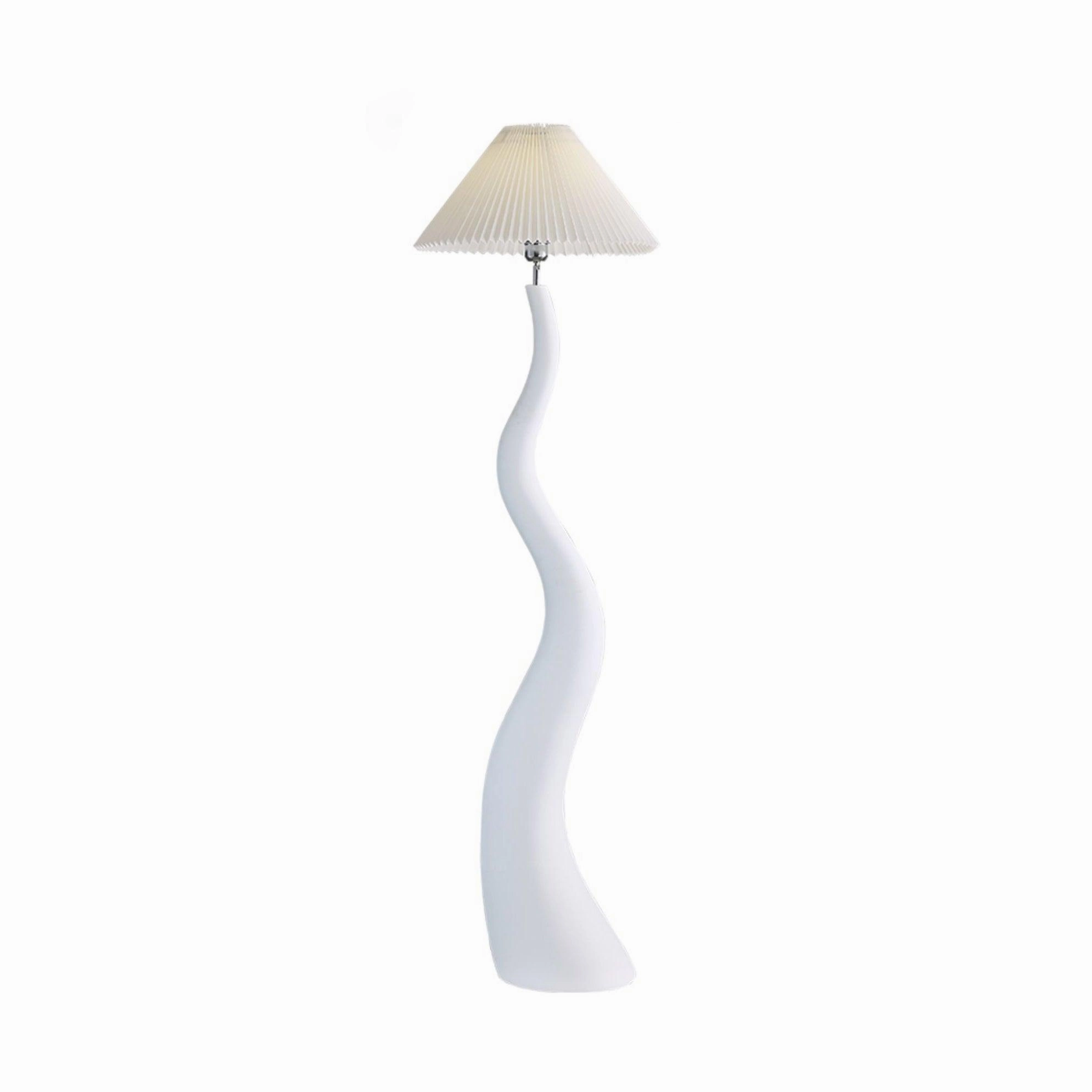 Twisted Pleated Floor Lamp