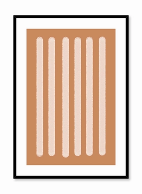 Two-Toned in Burnt Orange, Posterpop culture themed posters