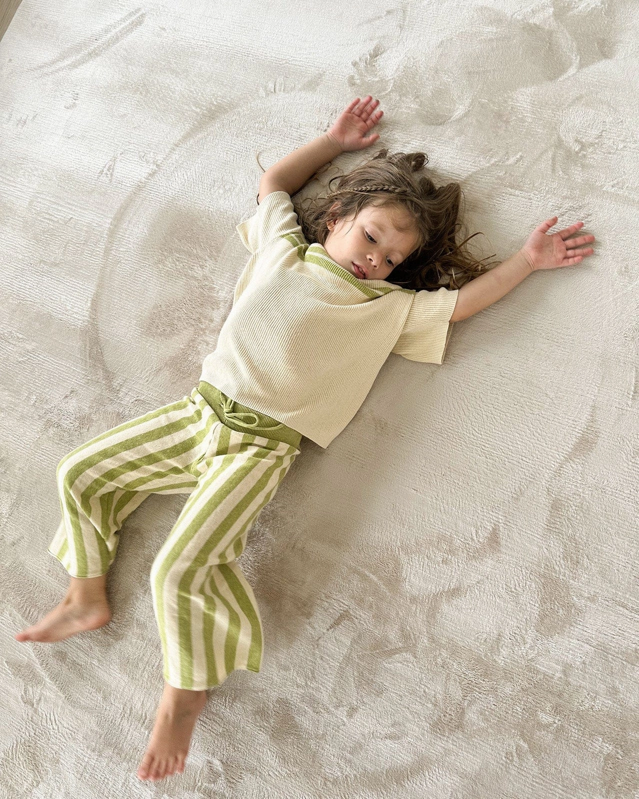 Una Beige Plush Rollie Pollie Playmat