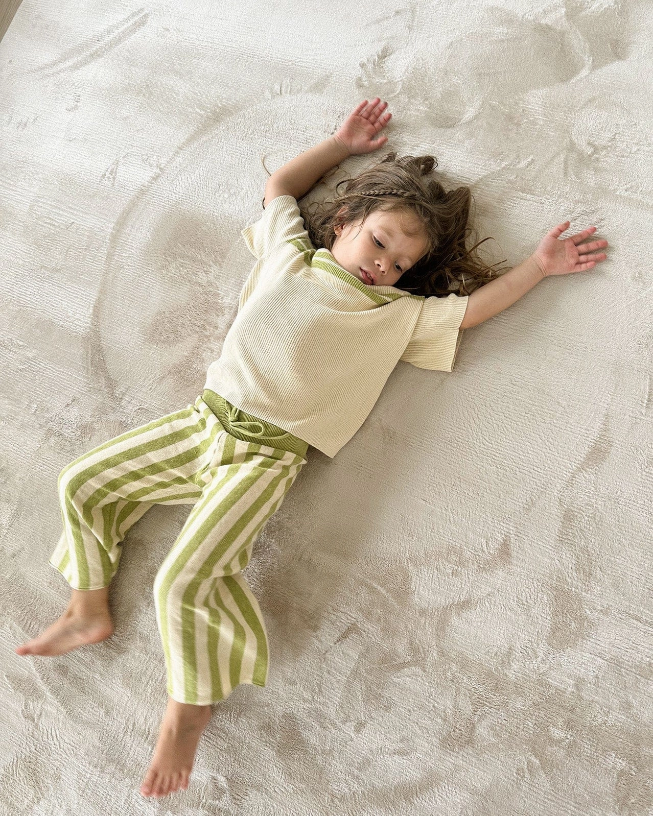 Una Beige Plush Rollie Pollie Playmat