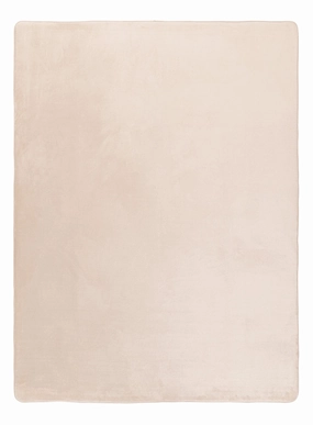 Una Beige Plush Rollie Pollie Playmatmodern color block patchwork rug