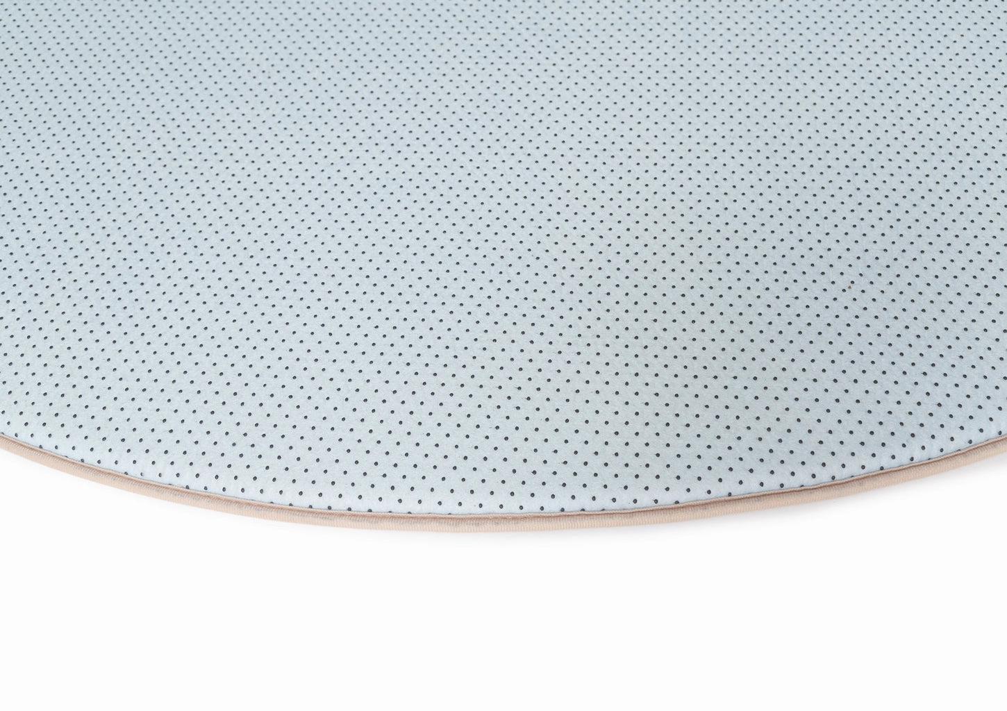 Una Beige Plush Rollie Pollie Round Playmat