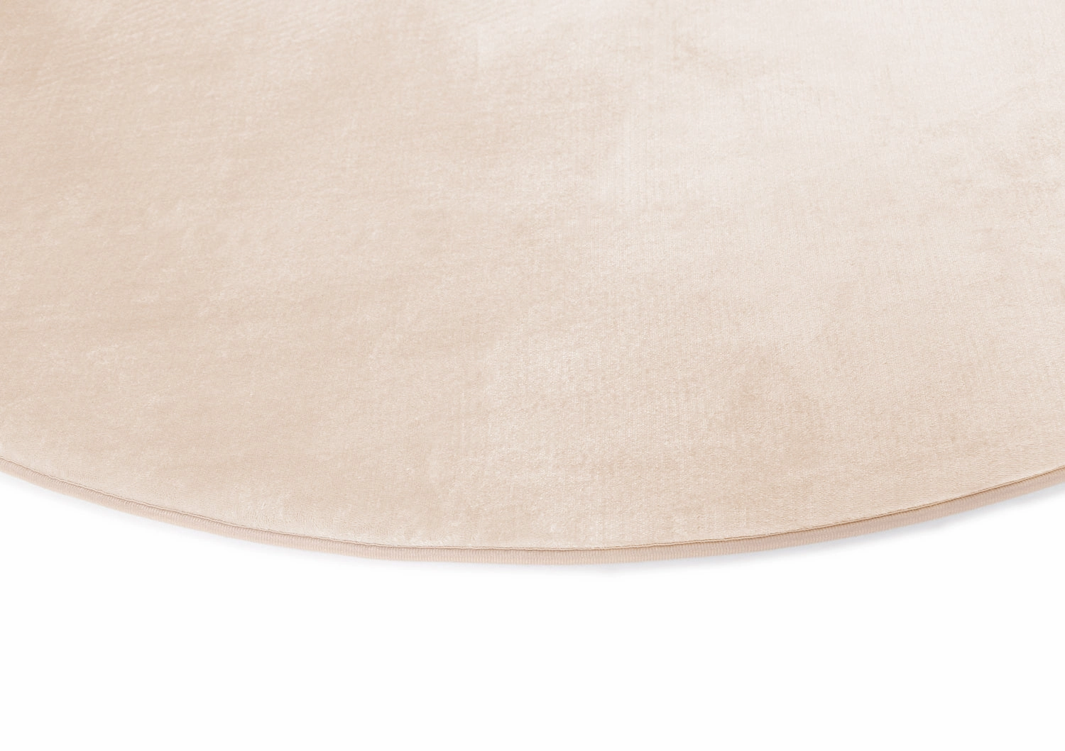 Una Beige Plush Rollie Pollie Round Playmat