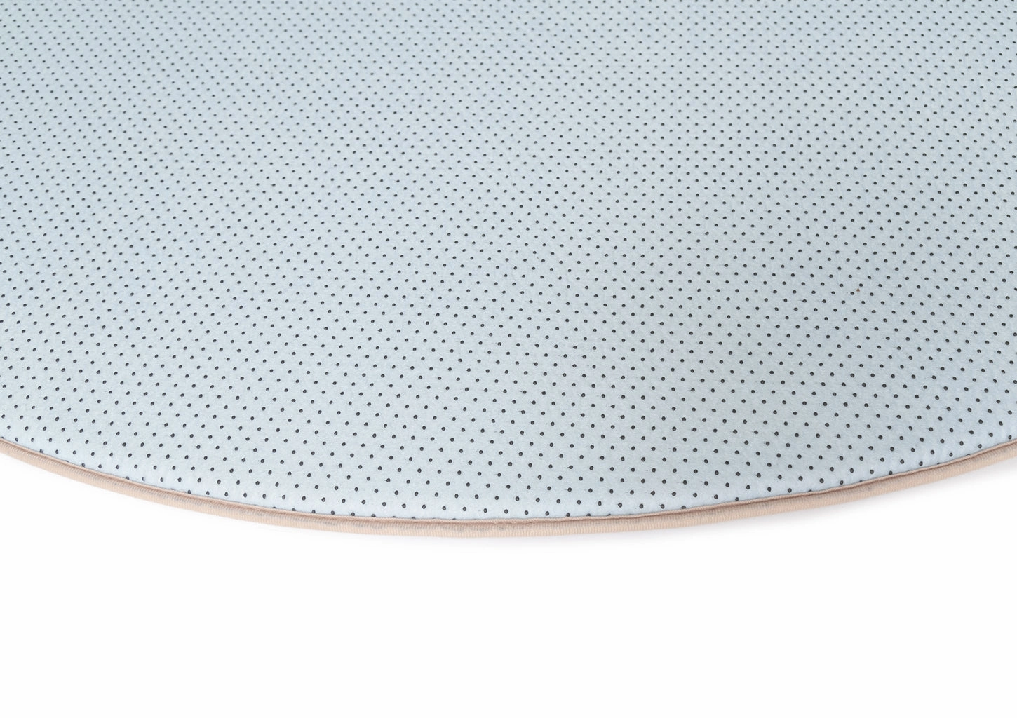 Una Beige Plush Rollie Pollie Round Playmat
