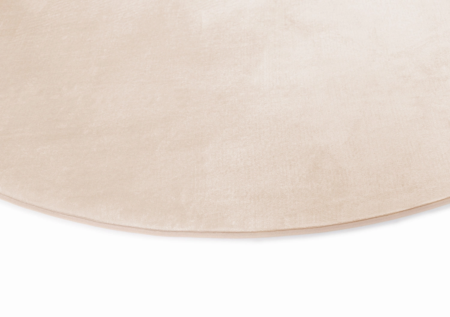 Una Beige Plush Rollie Pollie Round Playmat