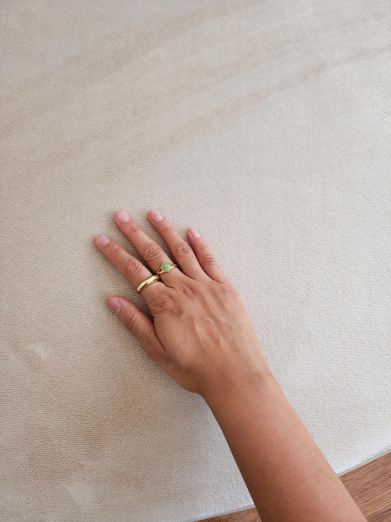 Una Beige Plush Rollie Pollie Round Playmat