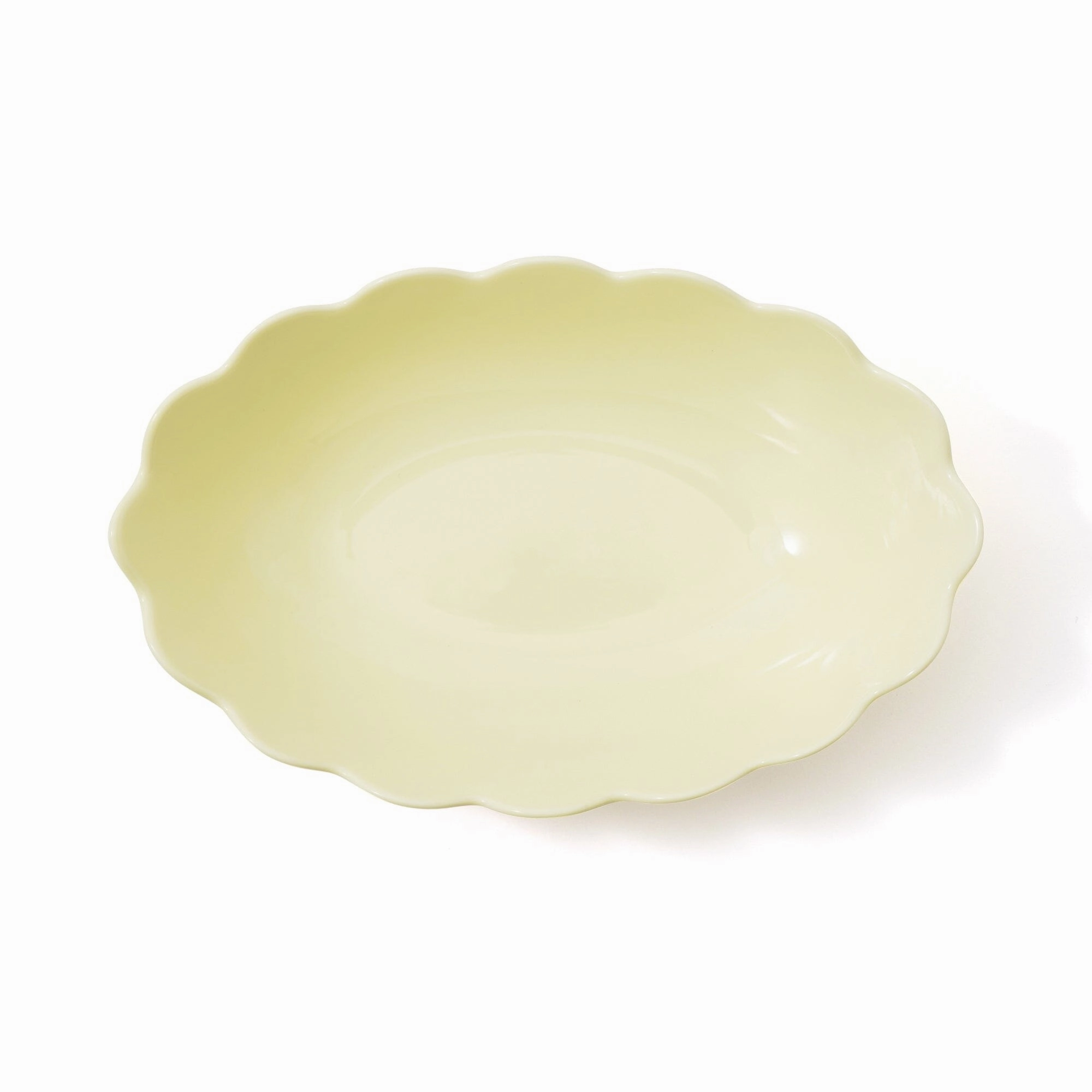 Uneune Oval Bowl Yellow