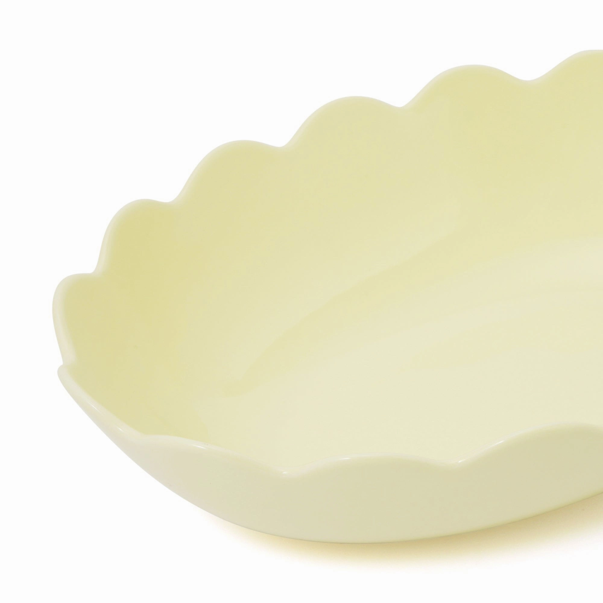 Uneune Oval Bowl Yellow