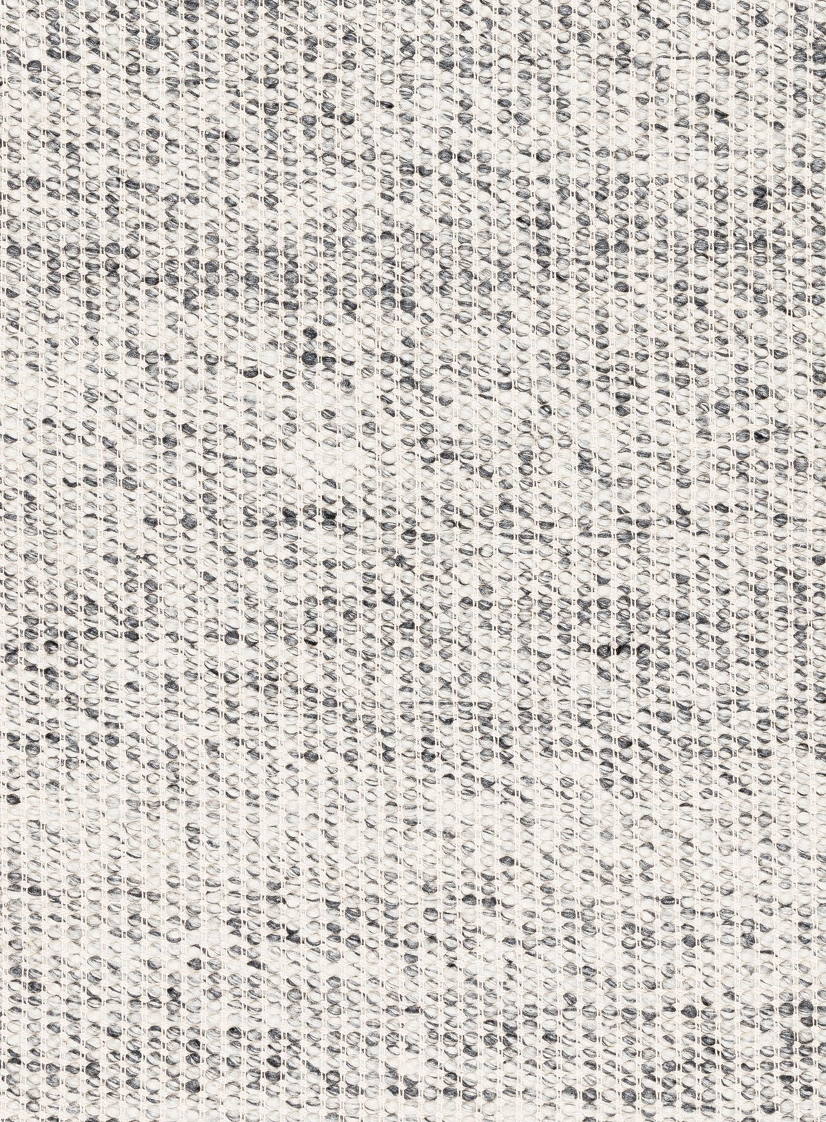 Vaasa Marbled Grey Chunky Wool Round Rug