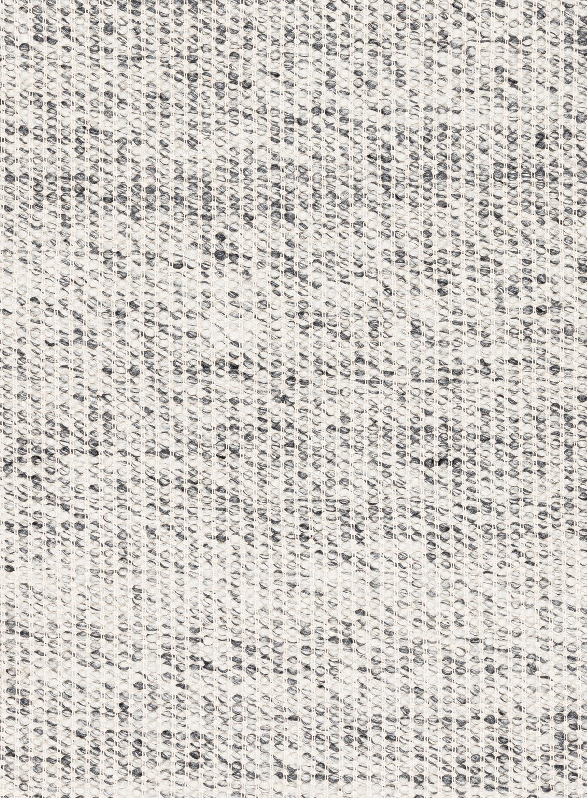 Vaasa Marbled Grey Chunky Wool Round Rug