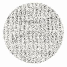 Vaasa Marbled Grey Chunky Wool Round Rugmodern color block patchwork rug