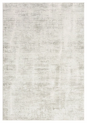Valerie Ivory and Grey Distressed Tribal Rugmodern color block patchwork rug