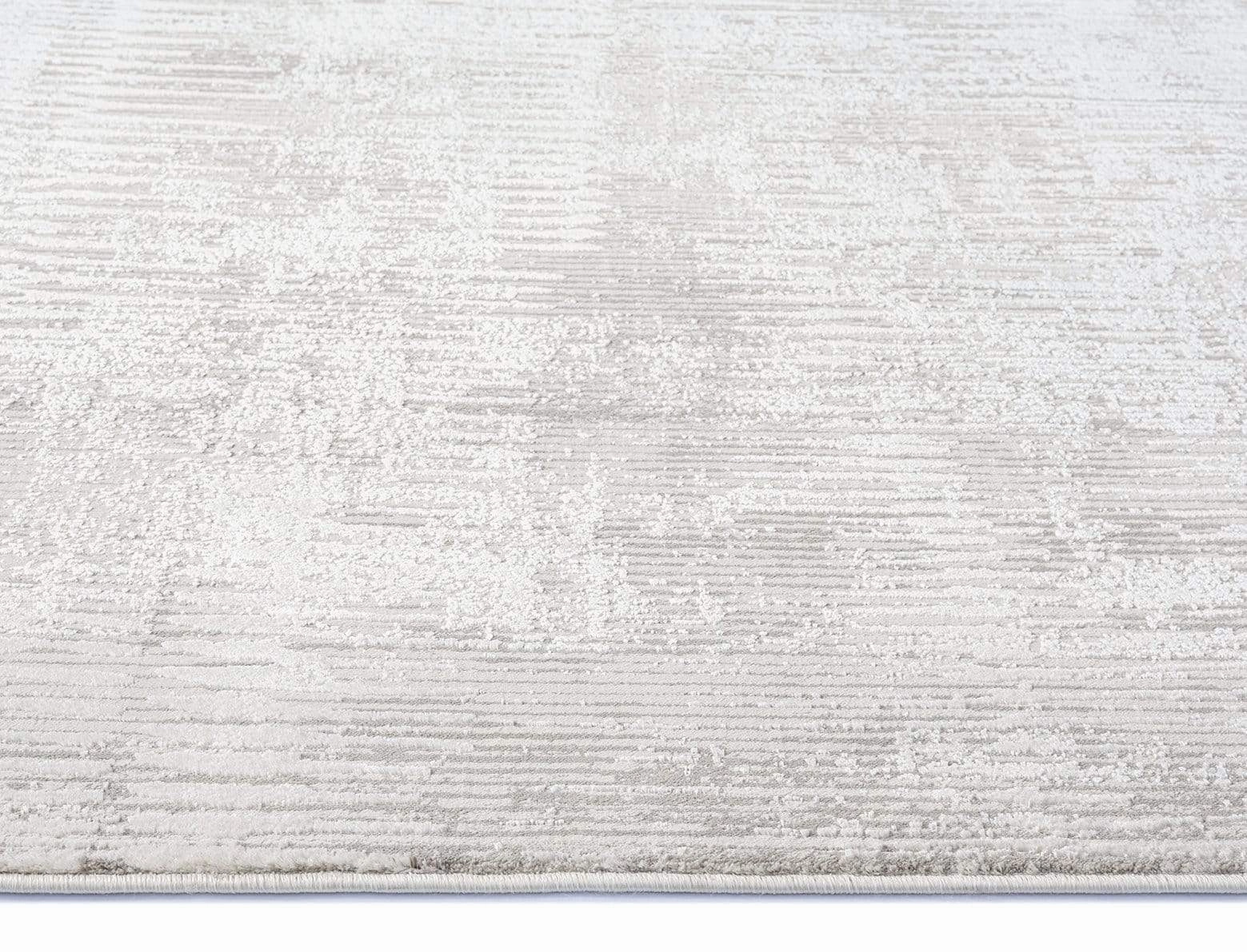 Valerie Ivory and Grey Distressed Tribal Rug *NO RETURNS UNLESS FAULTY