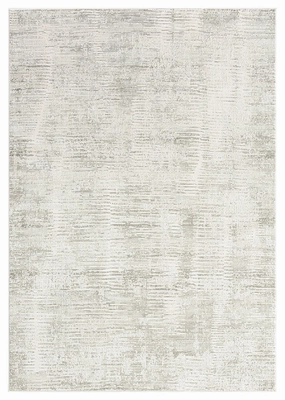 Valerie Ivory and Grey Distressed Tribal Rug *NO RETURNS UNLESS FAULTYmodern color block patchwork rug