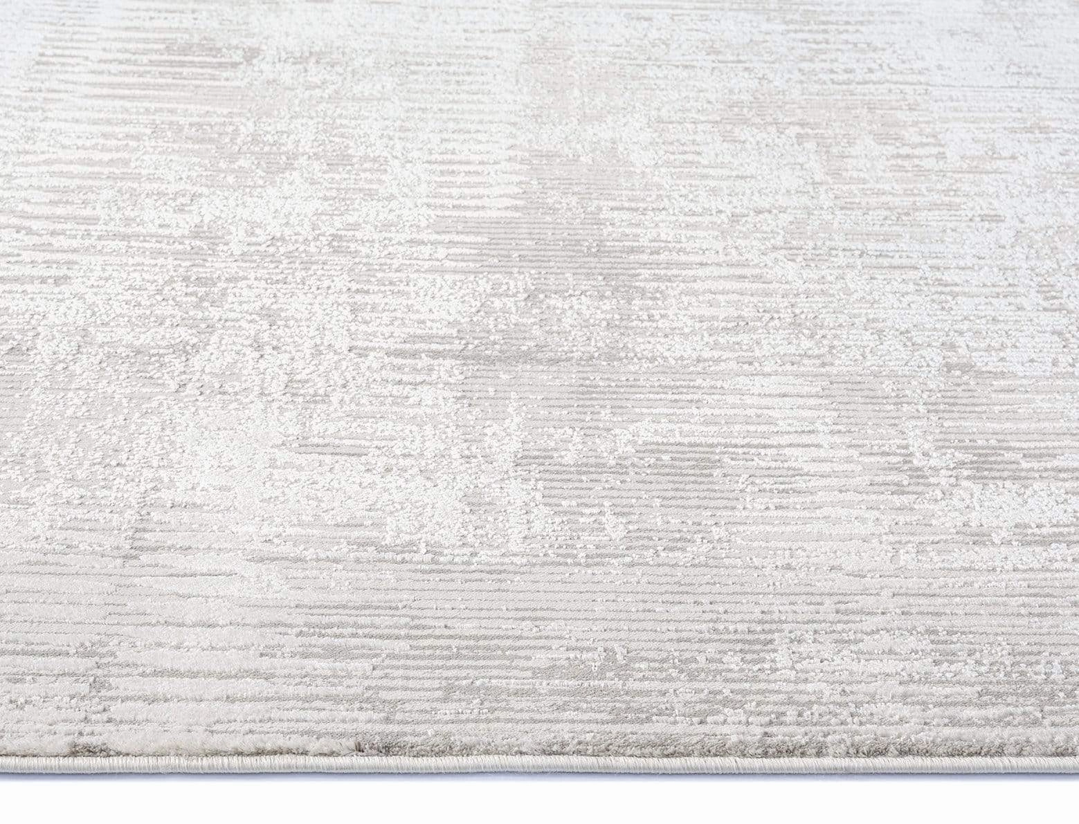 Valerie Ivory and Grey Distressed Tribal Rug *NO RETURNS UNLESS FAULTY