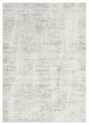 Valerie Ivory and Grey Distressed Tribal Rug *NO RETURNS UNLESS FAULTYmodern color block patchwork rug